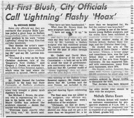 November 1984: The 'Green Lightning' saga